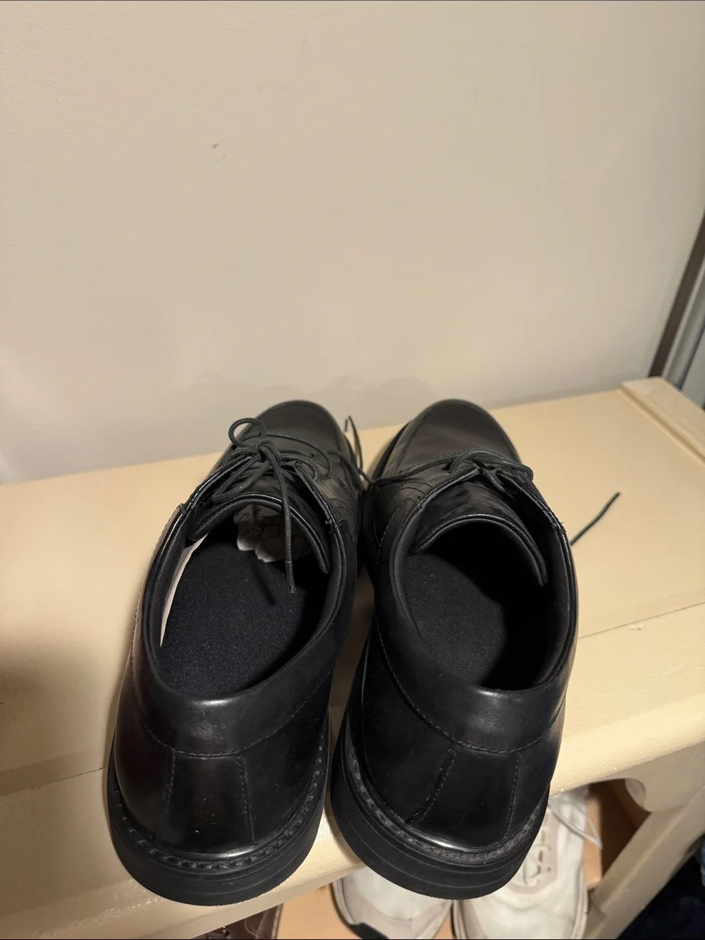 Red Wing Shoes Black Leather Lace-Up Derby